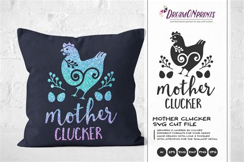 Download Mother Clucker SVG Vector | Pre-Designed Photoshop ...