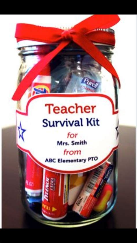 New Teacher T Teacher Survival Survival Kit For Teachers School