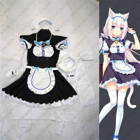 Nekopara Vanilla Maid Cosplay Costume Tailor Made In Anime Costumes