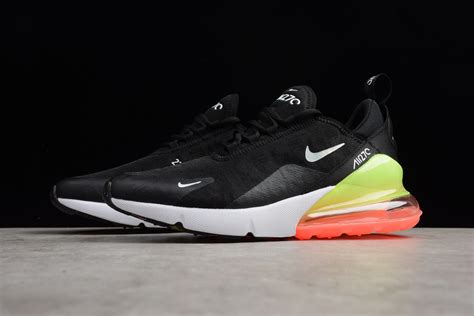 Nike Air Max 270 Se Black White Green Running Shoes Aq9164 003