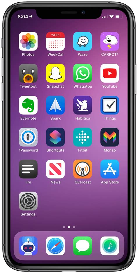 A home screen, homescreen, or start screen is the main screen on a device or computer program. My iPhone Home Screen - Mid 2019 - The Nerdy Student