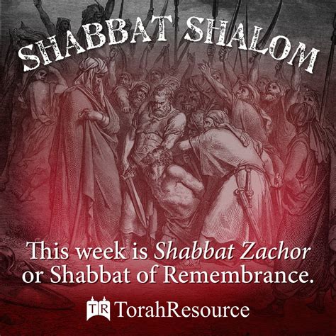 Shabbat Zachor Passover Remembrance Shabbat Shabbat Shalom Torah