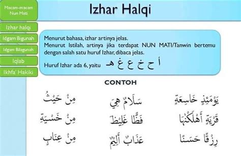 Izhar Halqi Belajar Qur An Membaca