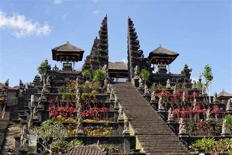 Pura Besakih Temple On Gunung Agung Bali Indonesia