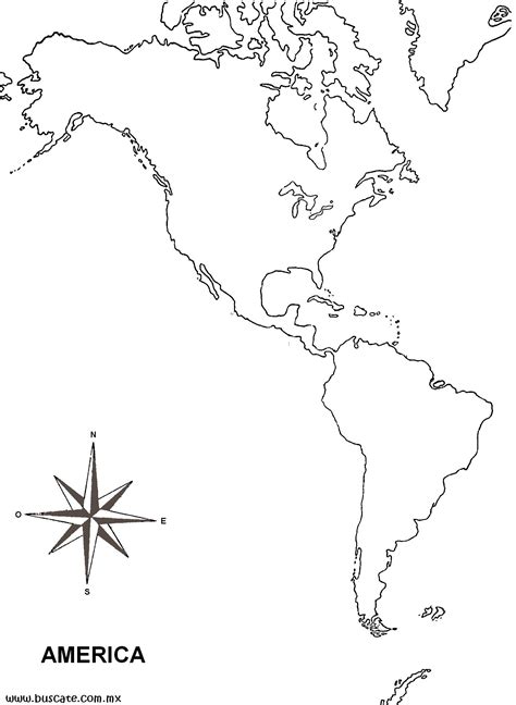 Am Rica Mapas Gratuitos Mudos En Blanco In America Latina Mapa Sin Best