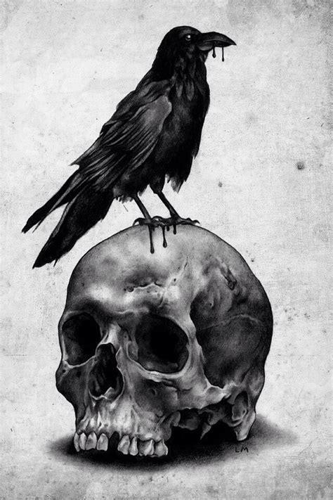 When I Picture A Graveyard I Think Of Crows I Hear Their