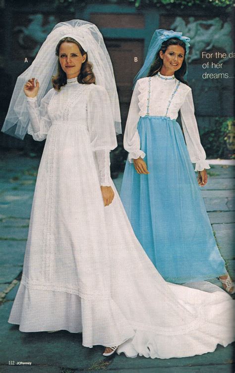 Penneys Catalog 1973 Vintage Bridal And Bridesmaid Dresses 19601970