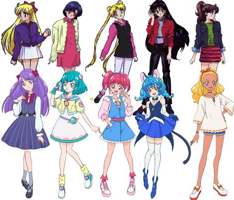 sailor moon and star twinkle pretty cure by dominickdr98 on deviantart