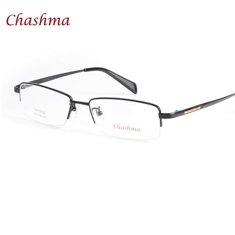 buy chashma brand top quality titanium glasses ultra light eyewear men pure