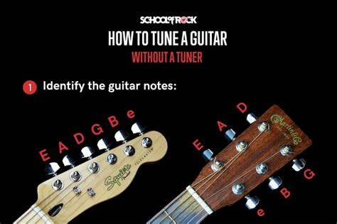 School Of Rock Beginners Guide To Tuning A Guitar