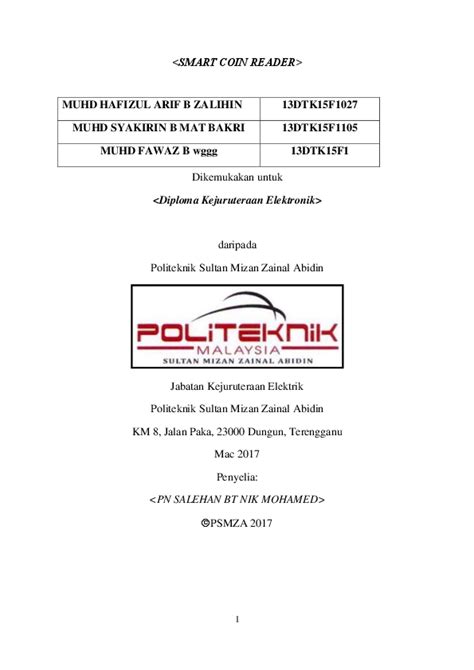 Maybe you would like to learn more about one of these? Report Final Projek Politeknik