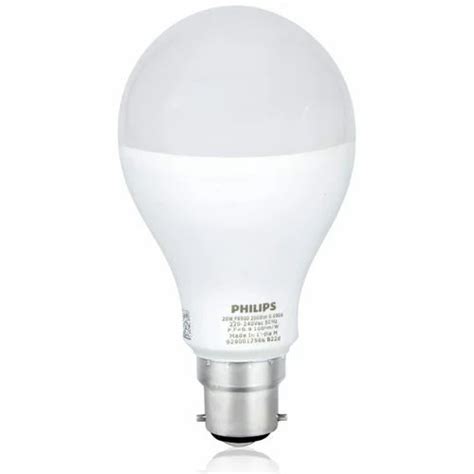 Aluminum Philips Stellar Bright 20 Watt Led Bulb White At Rs 275piece