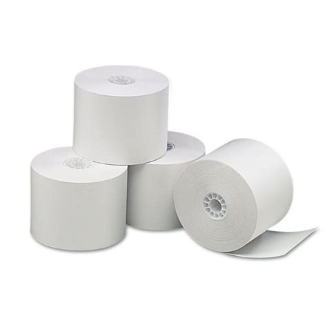 Universal Single Ply Thermal Paper Rolls 2 1 4 X 85 Ft White 3 Pack