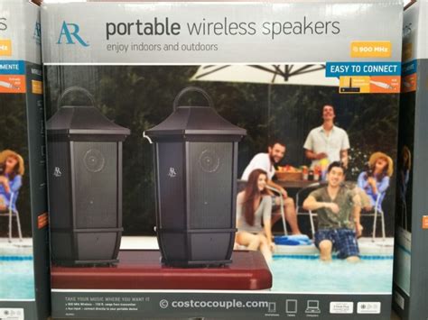 Acoustic Research Indoor Outdoor Portable Speakers