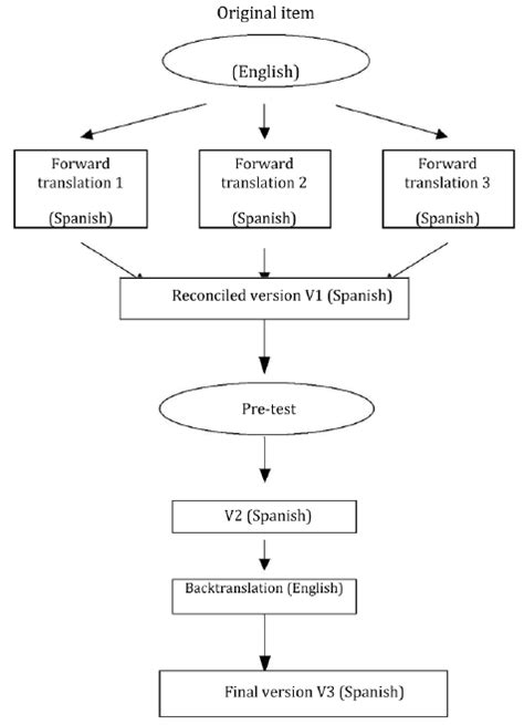 Flow Chart Of The Translation Process Download Scientific Diagram