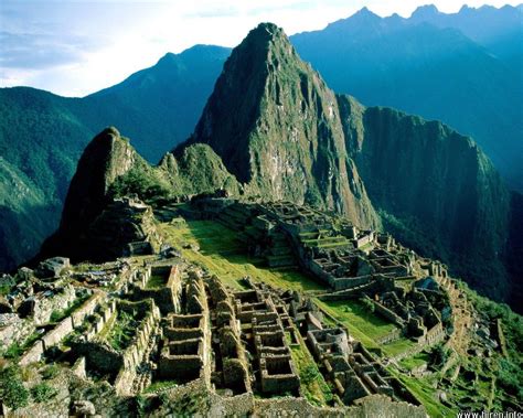 World Beautifull Places The Inca City Of Machu Picchu Peru