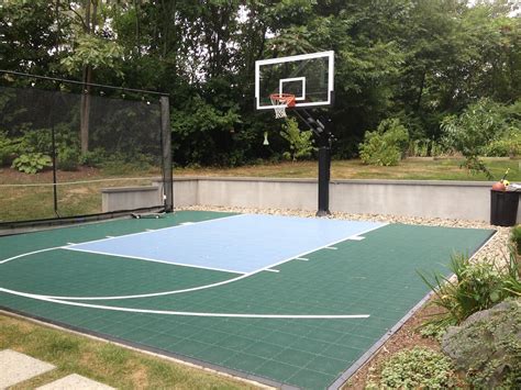 41 Top Photos Basketball Half Court Dimensions Backyard Court Layouts