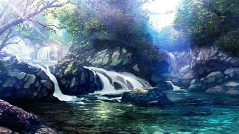 Relaxing Anime Wallpapers Wallpaper Cave