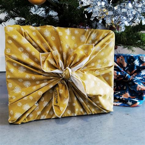 furoshiki emballage cadeau en tissu mes courses en vrac cadeaux en tissu furoshiki