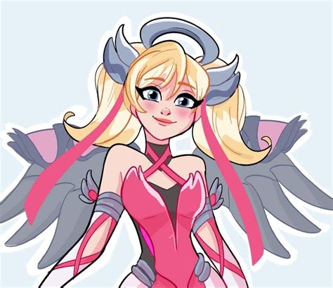 Image Result For Pink Mercy Fanart Overwatch Drawings Overwatch