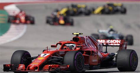 Raikkonen Wins Us Grand Prix As Hamilton F1 Title Bid Denied