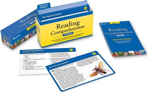 Learning Resources Reading Comprehension Card Set 4 Learning