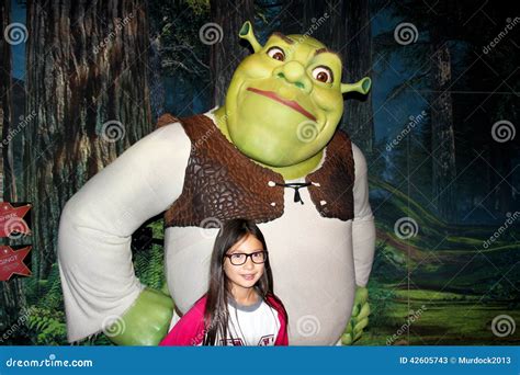 Shrek Wax Statue At Madame Tussauds Wax Museum At Icon Park In Orlando
