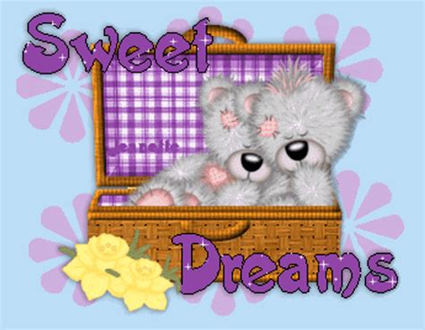 Good Night And Sweet Dreams Sleeping Teddy Bears GIF GIFDB Com