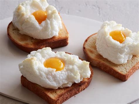 Then added the eggs, cooked until done, added pesto, and then topped with shredded parmesan cheese. Cloud Eggs Recipe | Food Network Kitchen | Food Network