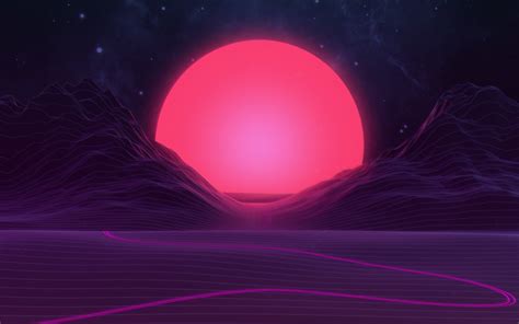 1920x1200 Neon Sunset 1080p Resolution Hd 4k Wallpapers Images
