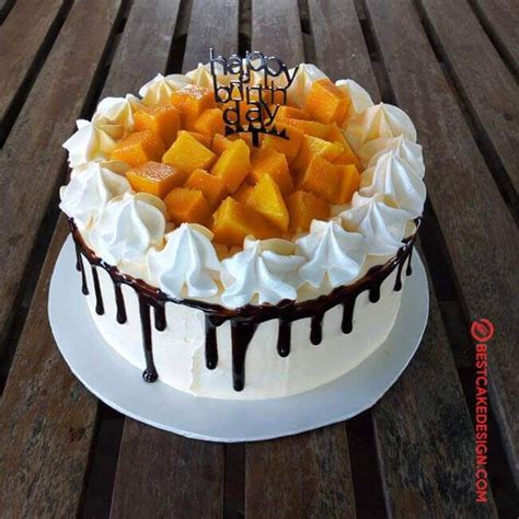 50 Mango Cake Design Cake Idea October 2019 Fruit Cake Design