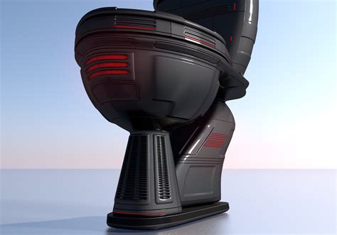 Futuristic Toilet 3d 3ds
