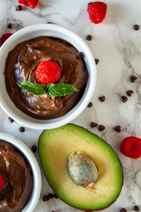Chocolate Raspberry Avocado Pudding Nutrition To Fit