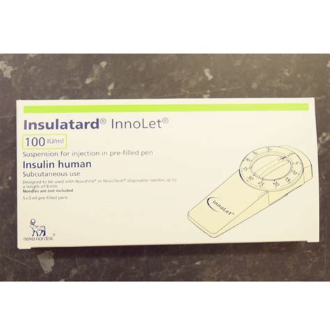 INSULIN NOVO NORDISK Innolet Prefilled Inject Device Ml Ashtons Hospital Pharmacy