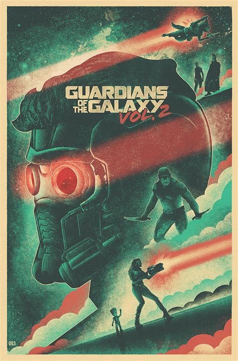 Guardians Of The Galaxy Vol 2 Illustrated Poster On Behance