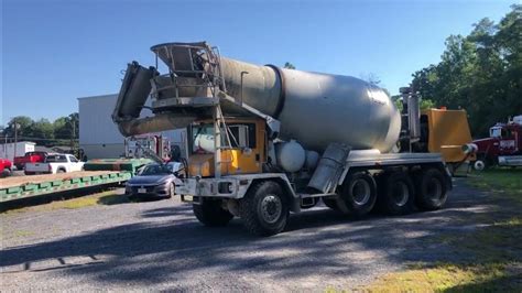 2003 Terexadvance Fd4000 Concrete Mixer Truck Youtube