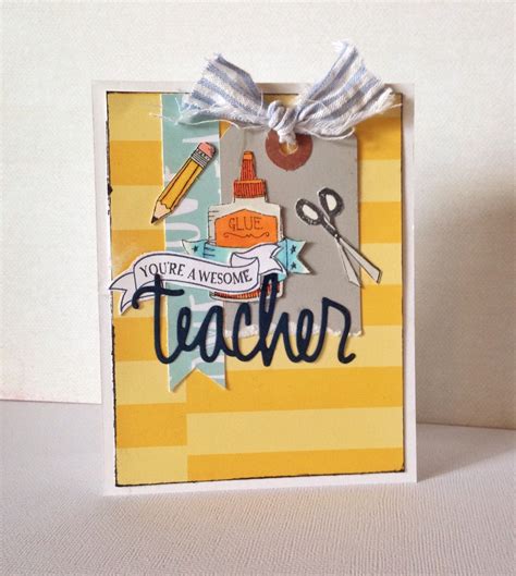 Here we have some quotes for the best teachers you know. Thank You Teacher School End of Year Card by FourEyesDesigns