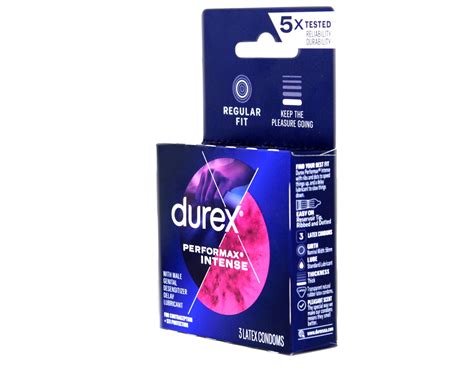 Buy Durex Performax Intense Climax Control Ultra Fine 3 Condoms Online