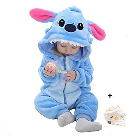 Pijama Kigurumi Stitch Para Bebe Invierno Tomás Accesorios