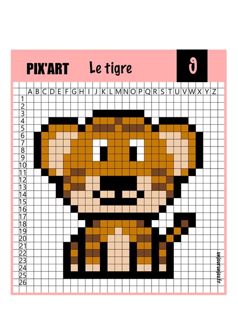 More than just a drawing tool. Pixel Art animaux : 12 modèles à télécharger gratuitement ...