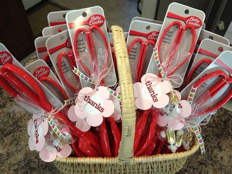 Favors For Kitchen Themed Bridal Shower Salad Tongs With A Little Bag