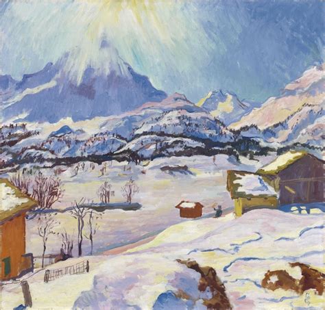 Thunderstruck Giovanni Giacometti Winter Landscape Giovanni