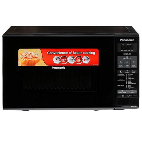 Buy Panasonic 20l Solo Microwave Oven With 51 Autocook Menus Black