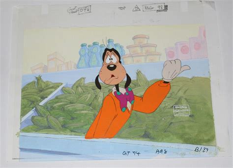 Original Production Cel Goof Troop Disney Tv 2037765144