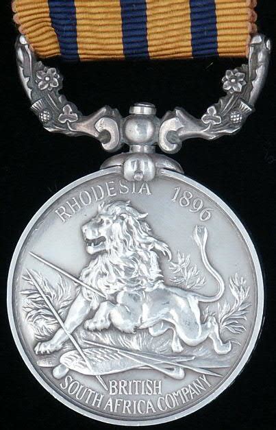 The British South Africa Companys Medal 1890 1897