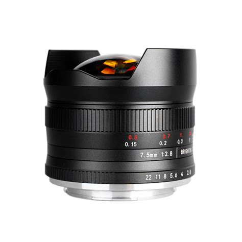 Brightin Star 75mm F28 Fisheye Lens Ultra Wide Angle Lens Aps C Lens