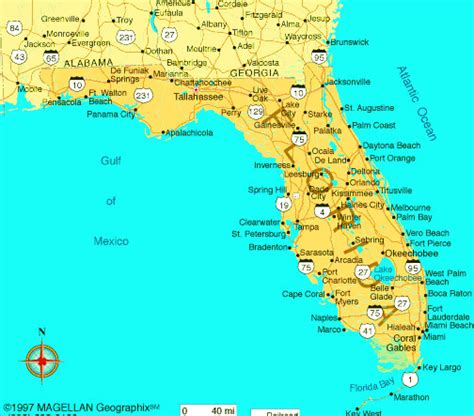Elgritosagrado11 25 Luxury Detailed Map Of Florida Cities And Towns