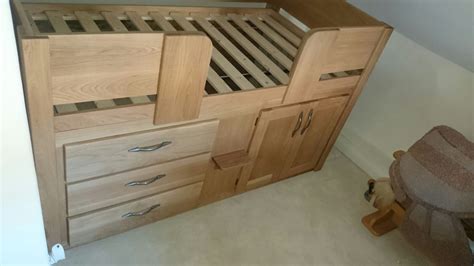 Up to 70% off · home décor & so much more · shop our huge selection 3 Drawer solid oak cabin bed with pewter handles. Aspenn ...