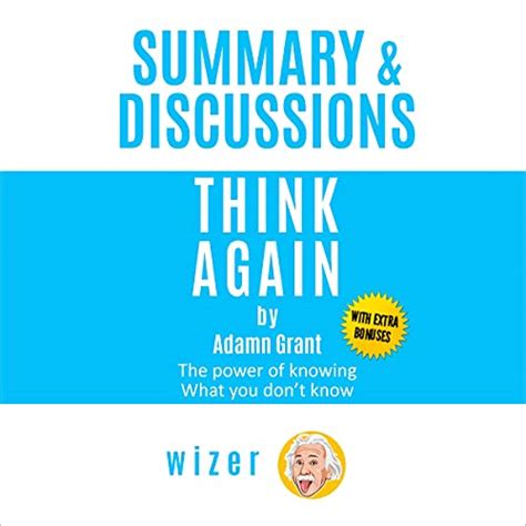 Summary Of Think Again By Adam Grant English Edition ≡ Little Budget De