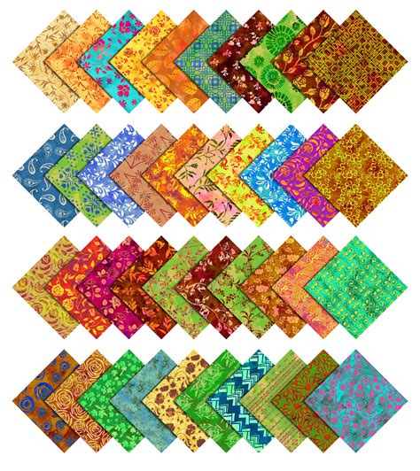 Soimoi Batik Print Precut 10-inch Cotton Fabric Quilting Squares-Tdh | eBay